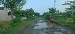 Jalan Kabupaten Di Desa Cenang (Doc Pribadi)
