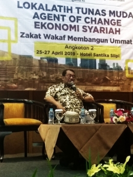 Tarmizi Tohor, Sekretaris Dirjen Bimas Islam, Kemenag R.I. Dok. Literasi Zakat Wakaf