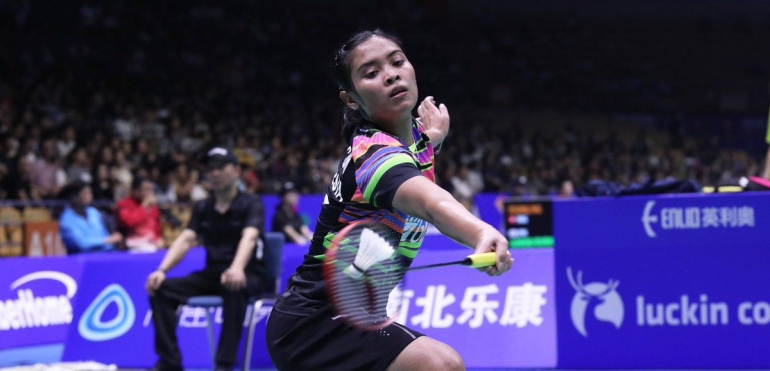 Tunggal putri Indonesia, Gregoria Mariska, memulai perjalanan menuju Olimpiade 2020/Foto: Twitter Badminton INA