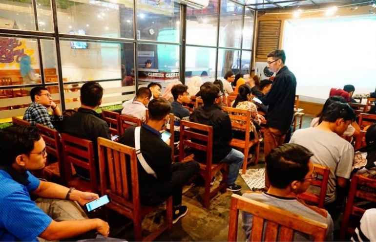Kopi darat (Kopdar) ISP di Social Canteen Jl. Setia Budi No.75 Semarang, Sabtu, 27 April 2019 (Foto: Dok Pribadi)