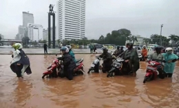 Ilustrasi Jakarta Banjir/Tagar.id
