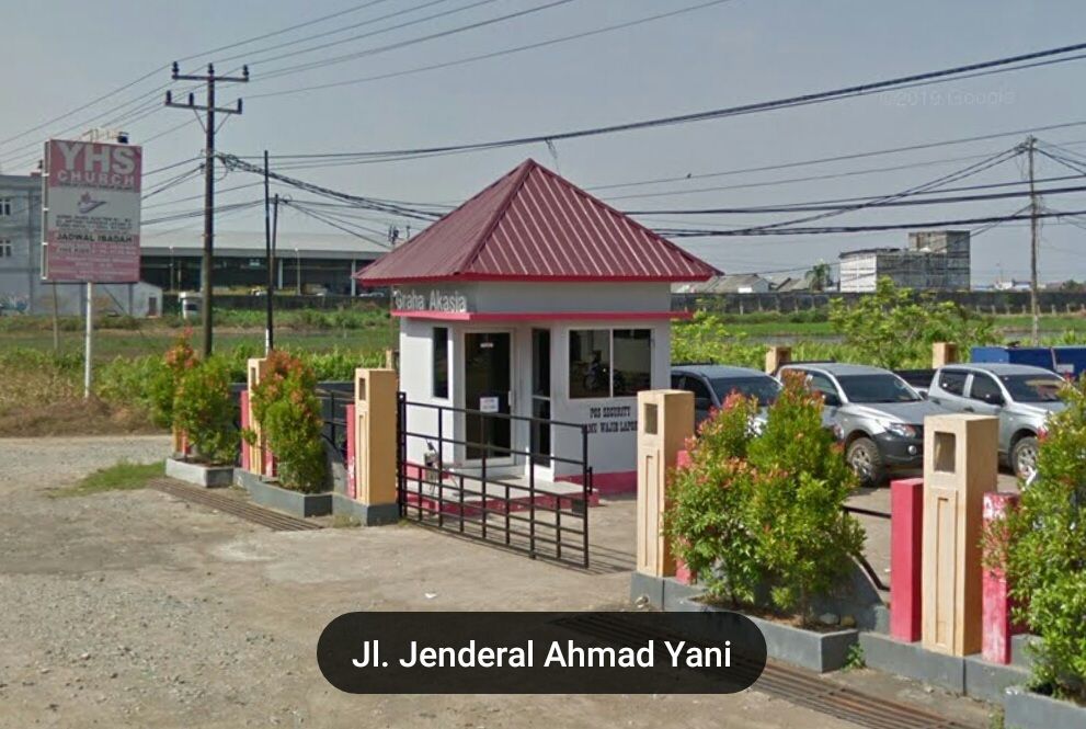 Pos security setelah selesai dibangun (sumber: google map)