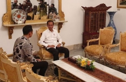 AHY bertemu Jokowi I Gambar : Kompas 