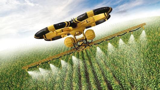 drone sprayer, mesin canggih pertanian modern