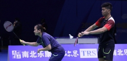 Praveen Jordan/Melati Daeva berpeluang ke final/Foto: Twitter Badminton Ina