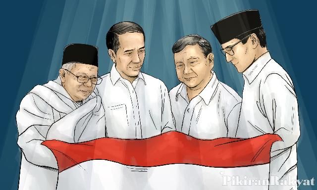 Ilustrasi Pilpres 2019/ sumber: Pikiran-Rakyat.com