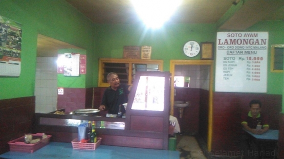 Suasana Soto Lamongan oro-oro dowo Malang (dok. pribadi)