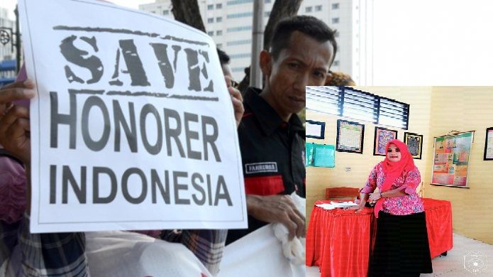 Save Honorer. Foto: Tribunnews.com