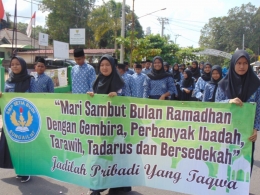 Pawai Taaruf di Sungailiat (foto :Hamdi)