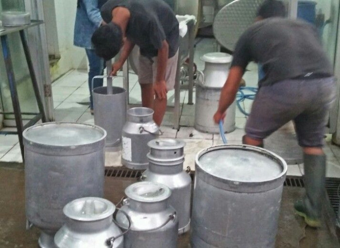 Susu yang disetor peternak (dok.pri)