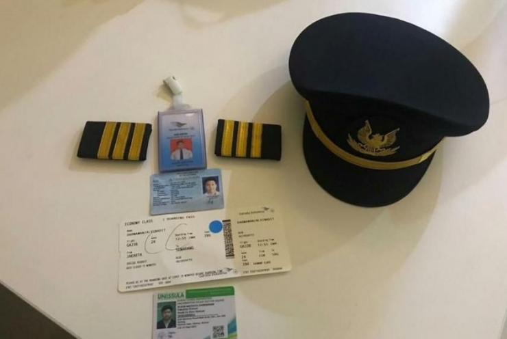 ilustrasi Pilot Garuda Indonesia palsu ditangkap (Sumber Gambar: elevenmyanmar.com )