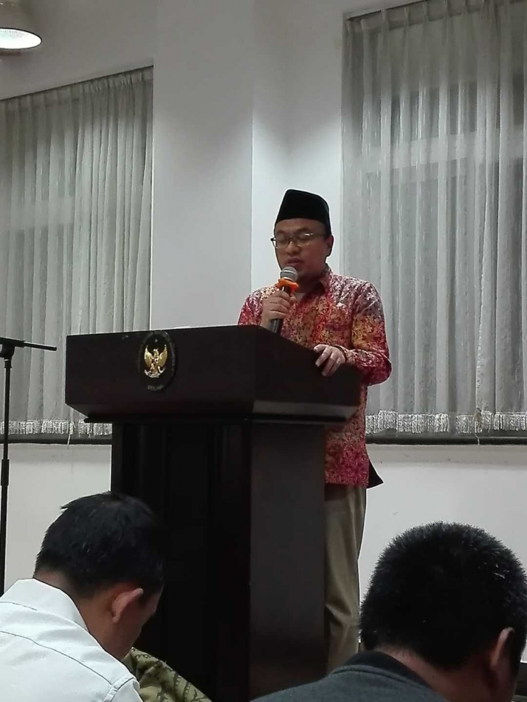 Hikmah puasa Ramadhan oleh Wartawan Senior ANTARA Irfan Ilmie, Senin (6/5/2019). (PCIMT/Firmansyah)