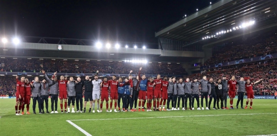 Soliditas dan kepercayaan dalam tim menghasilkan responsibilitas yang luar biasa. sumber : akun twitter Liverpool