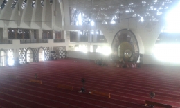 Interior bundar masjid raya minangkabau/Dokpri