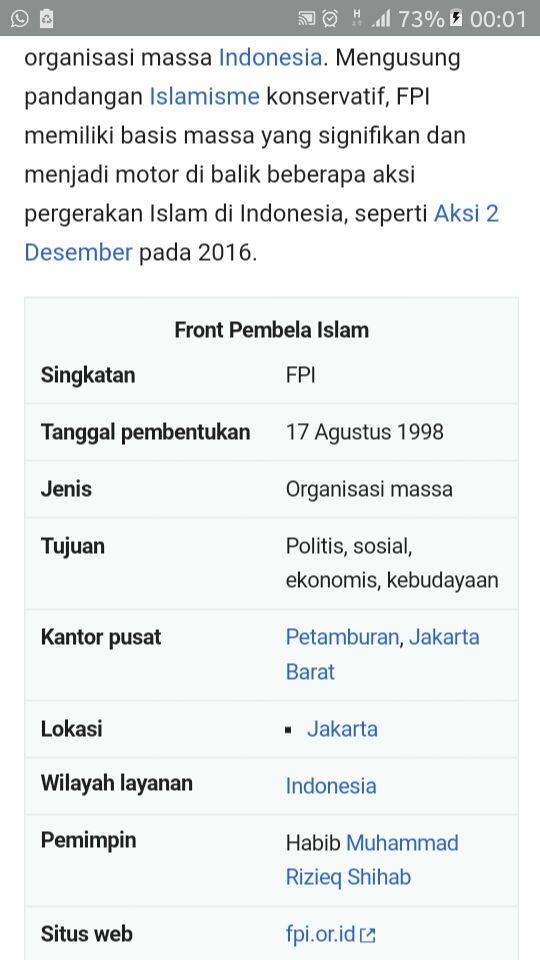 Wiki: sejarah fpi