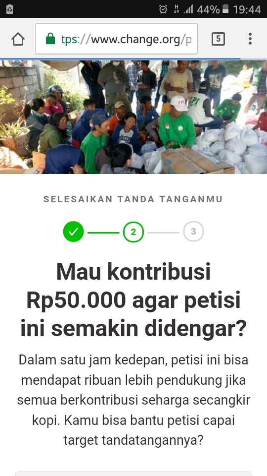 Penulis tanda tangan petisi dukung ormas FPI