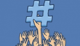  Hastag sebagai kata kunci dalam pemasaran media sosial (Sumber: www.bbc.com)