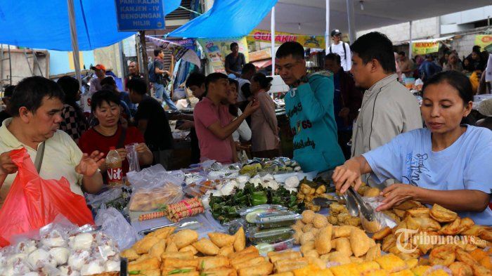 pasar tajkil benhil Jakarta / tribunnews