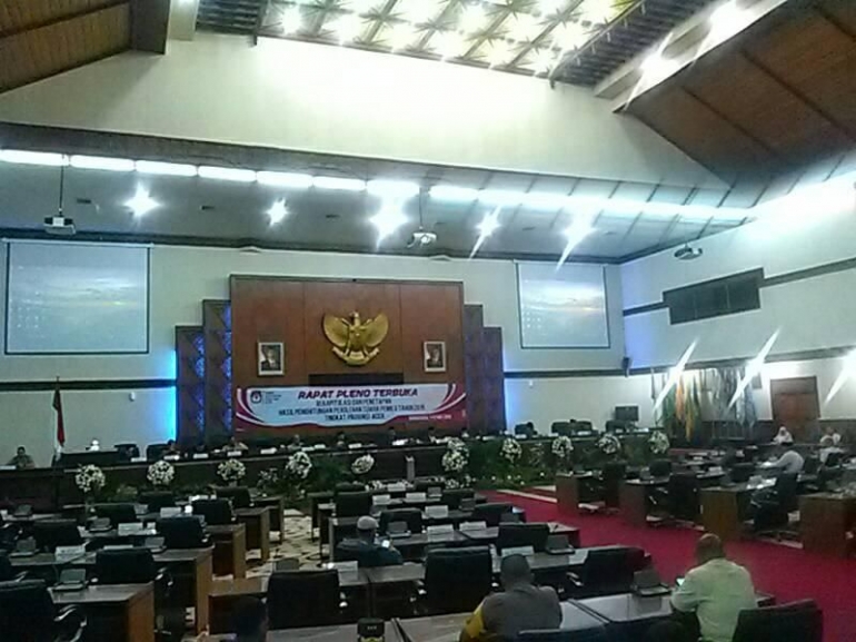 Rapat Pleno Terbuka KIP Aceh