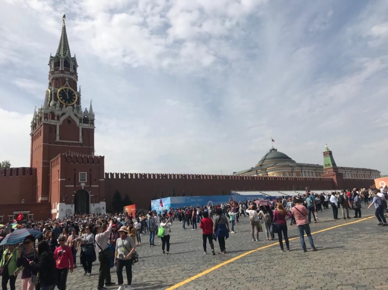 Dokumen pribadi: Salah satu sudt Lapangan Merah, Moscow, Jumat, 10 Mei 2019.