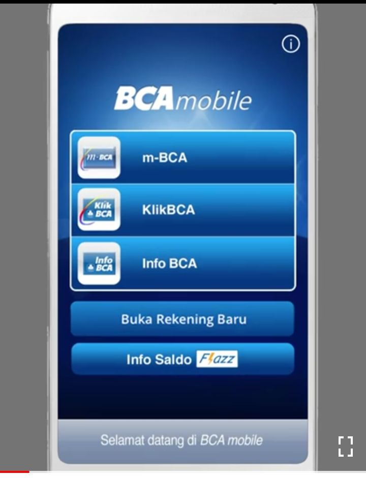 Menabunglah di BCA. Membuka rekening BCA hanya melalui BCA mobile dari layar handphone. Mudah dan tidak ribet. (Gambar: Screen Shoot dari youtube BCA).