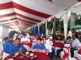 DPD KNPI siantar hadiri Pembukaan dan Buka Bersama dalam acara Siantar Ramadhan Fair yang digelar pada Sabtu, 11 Mei 2019 di Lapangan Adam Malik Kota Pematangsiantar (Foto : Dokumen KNPI Siantar) 