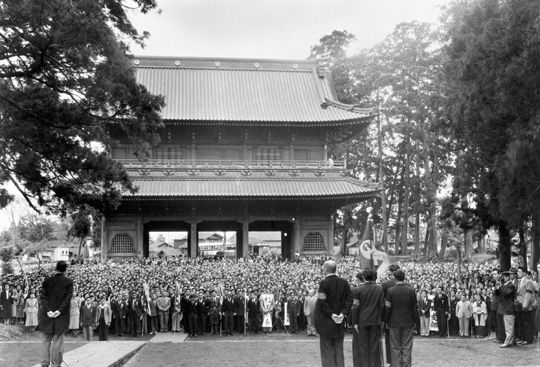 An event commemorating the 700th anniversary of the establishment of Nichiren Buddhism (Josei Toda Foundation, 1952)