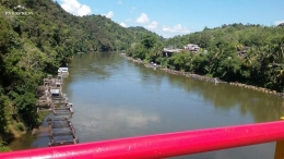 Sebuah sungai di daerah Kuok. foto: dok pribadi/ps express
