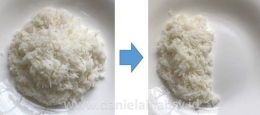 Ilustrasi nasi setengah porsi sebagai pilihan yang cukup tepat untuk tidak cepat kenyang dan cepat lapar. (Danielalhabsy.id)