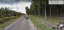 Kondisi Jalan Binjai-Kuala sebelum rusak parah|dokpri