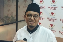 Koordinator Juru Bicara pasangan Prabowo Subianto-Sandiaga Uno, Dahnil Anzar Simanjuntak.(KOMPAS.com/KRISTIAN ERDIANTO)