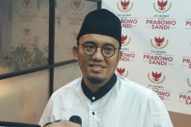 Koordinator Juru Bicara pasangan Prabowo Subianto-Sandiaga Uno, Dahnil Anzar Simanjuntak.(KOMPAS.com/KRISTIAN ERDIANTO)