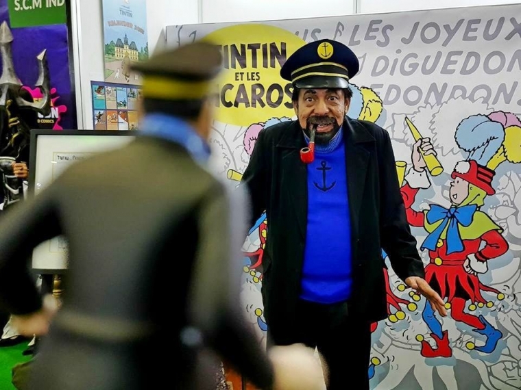 Saya ber-cosplay sebagai Kapten Haddock. (Foto: Komunitas Tintin Indonesia)