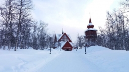 Gereja Kiruna (Sumber: Dokumentasi pribadi)