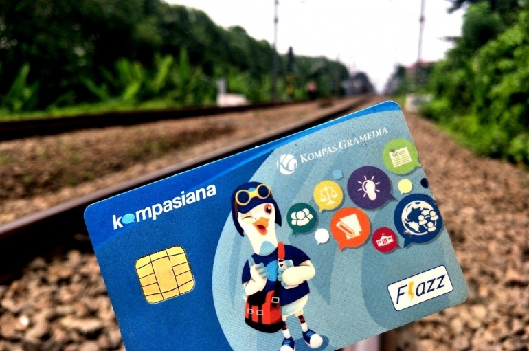 Kartu Flazz untuk naik Commuter Line -dokpri
