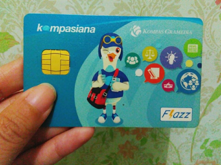 Kartu Flazz BCA dengan logo Kriko | dokpri