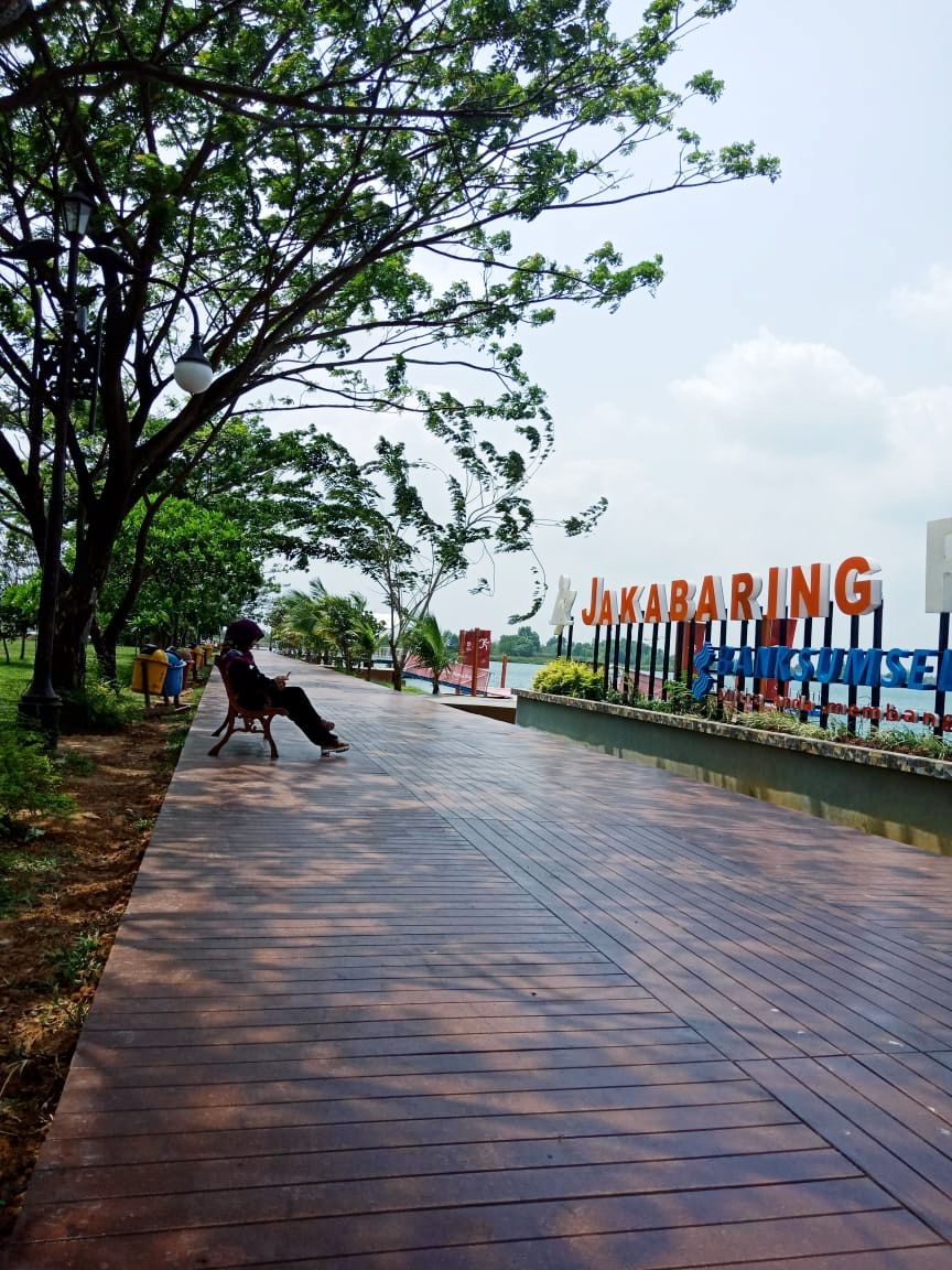 danau buatan di Palembang (dok. pribadi)