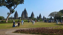 Obyek wisata Candi Prambanan yang dilewati peserta Mandiri Jogja Marathon 2019 (Sumber: Jogja.tribunnews.com)