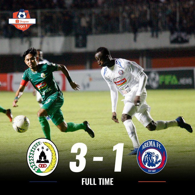 Pertandingan perdana Liga 1 2019 di Stadion Maguwoharjo, menghasilkan kemenangan bagi PSS Sleman atas Arema FC (15/5). (Twitter.com/Liga1Match)