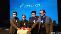 Peluncuran Mbizmarket (Foto: Agus Tri Haryanto/DetikINET)
