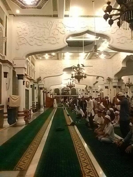 Selesai Shalat Magrib Berjamaah di Masjid Raya Baiturrahman Banda Aceh-dokpri