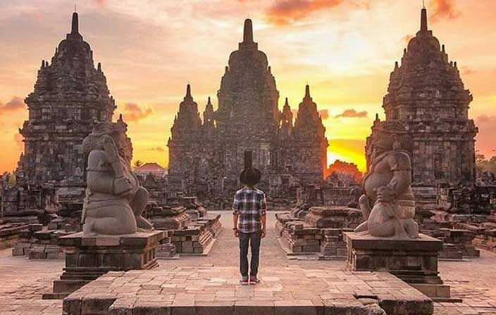 Candi Sewu yang juga tak kalah megah dan kaya akan nilai sejarah, juga di lewati pelari MJM 2019. Dok. instagram.com/ayodolan