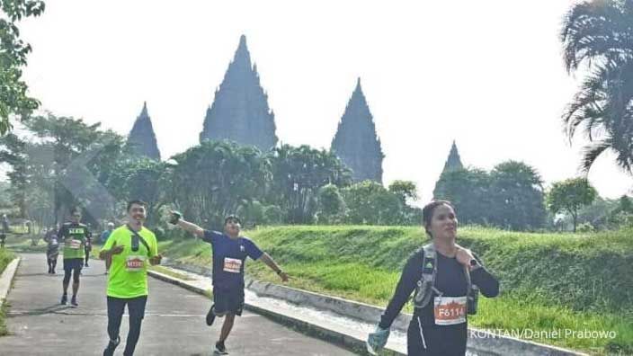 Candi Prambanan menjadi ikon unik tersendiri dari event MJM 2019. Dok. KONTAN/Daniel Prabowo