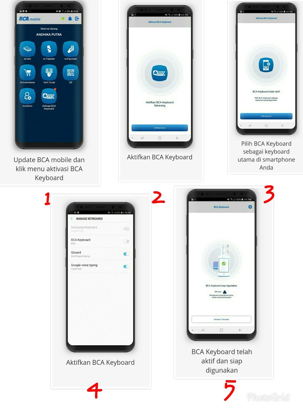 Cara Aktikan BCA Keyboard | bca.co.id yang diolah