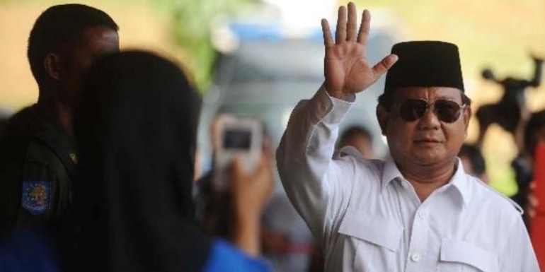 Prabowo Subianto. Foto: KOMPAS.com/Wawan H Prabowo