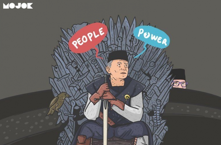 Ilustrasi People Power oleh MOJOK