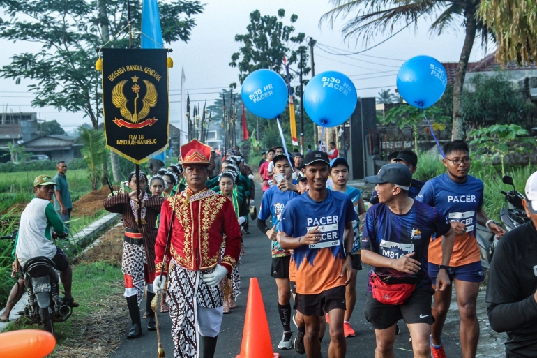 Balutan Budaya dalam Mandiri Jogja Marathon 2019 (Foto: https://mandirimarathon.com/gallery)