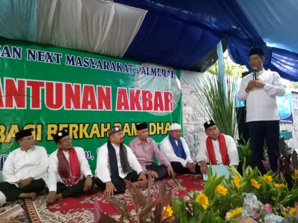 Walikota Jakarta Barat saat memberikan sambutan