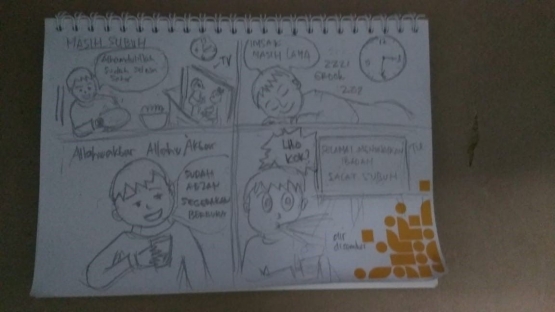 Nah ini dia komik puasa sederhana (dok.windhu(