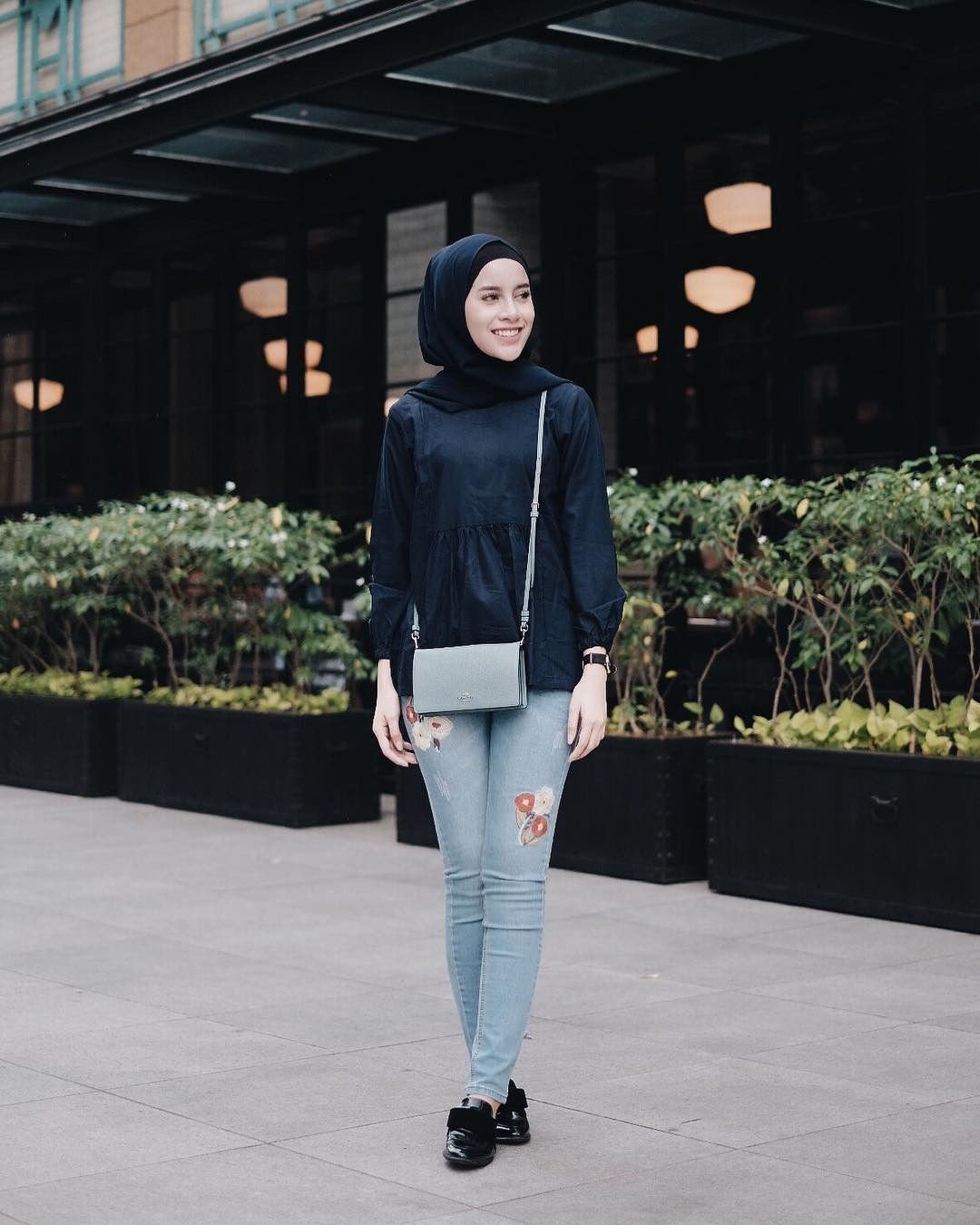 ootd bukber simple hijab